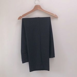 Talbots black wool trouser pant with microdot pattern. Size 16. Lined.